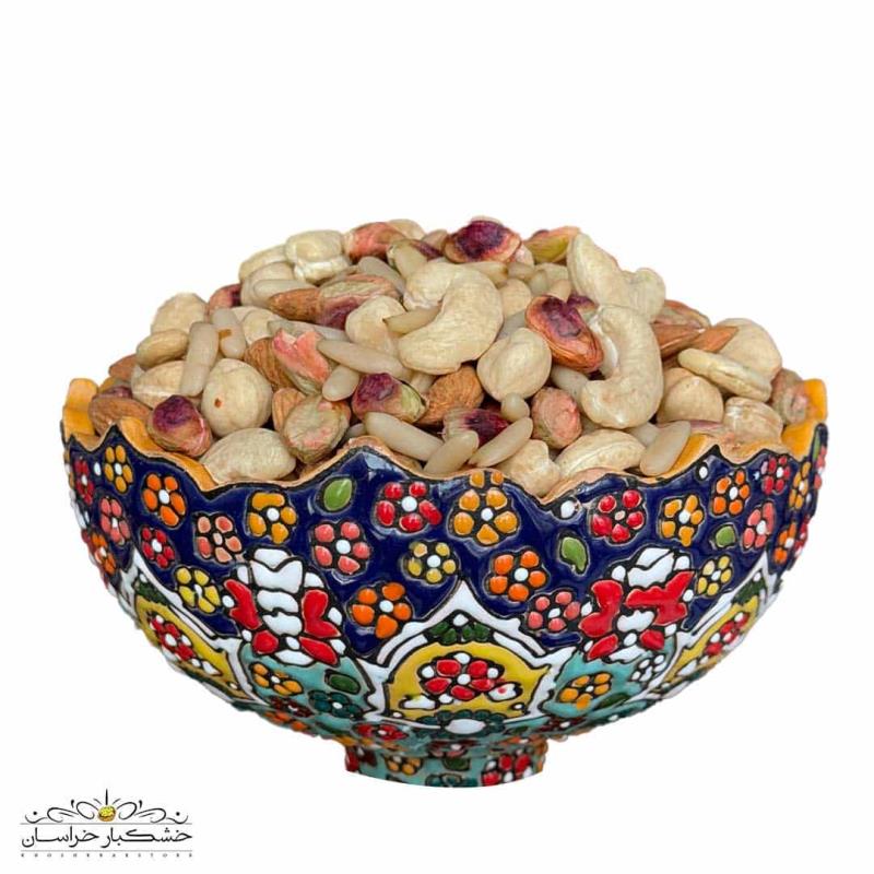  آجیل پنج مغز شاهانه (مغز چلغوزه)